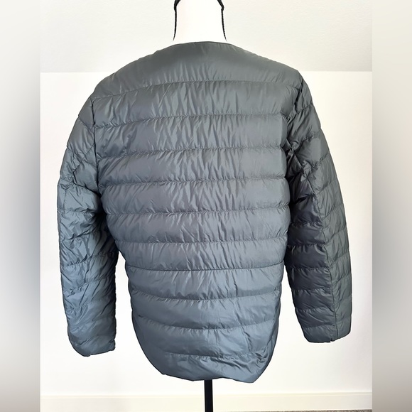 UNIQLO Hunter Green PACKABLE Lightwght COLLARLESS ULTRA LIGHT DOWN JACKET XXL - Picture 3 of 12